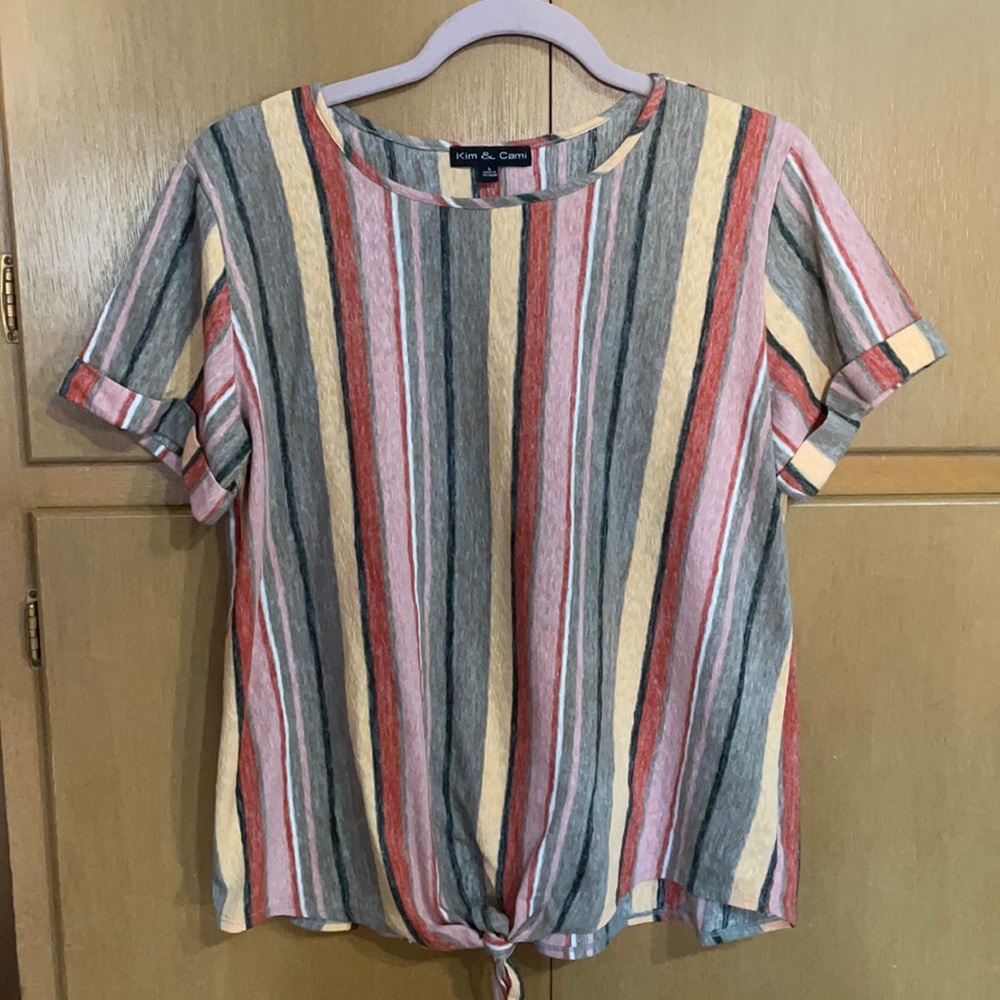 Kim & Cami striped top